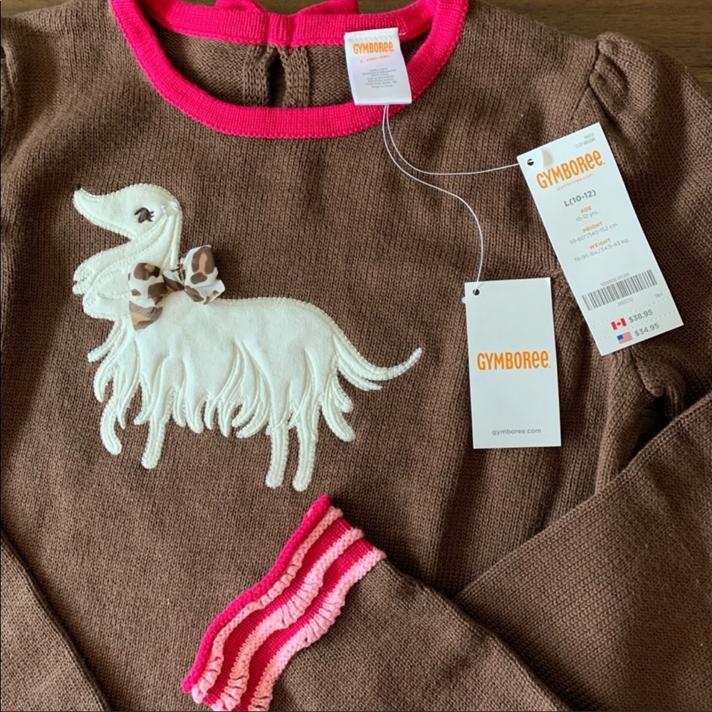 Gymboree girl holiday sweater NEW